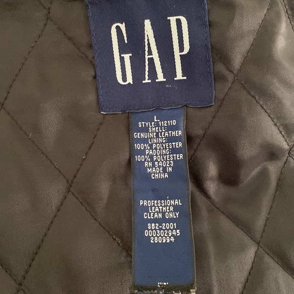 GAP Vintage 90’s men’s leather coat - Picture 7 of 9